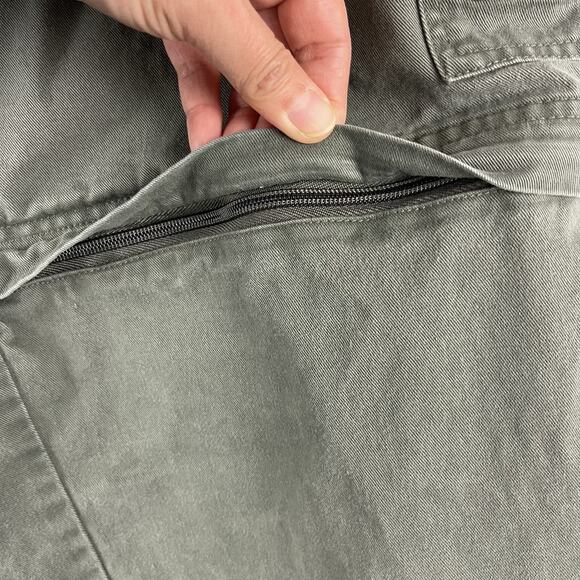 Vintage Lee Dungarees Cargo Convertible Pants Mens 32x30 Green Workwear Utility - Picture 4 of 16